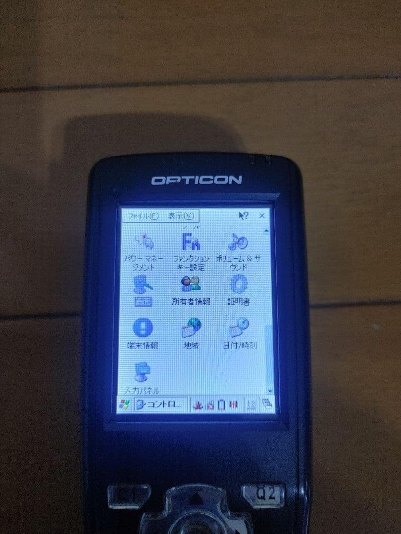 【動作品】OPTICON ハンディターミナル H-15BJ バーコードリーダー