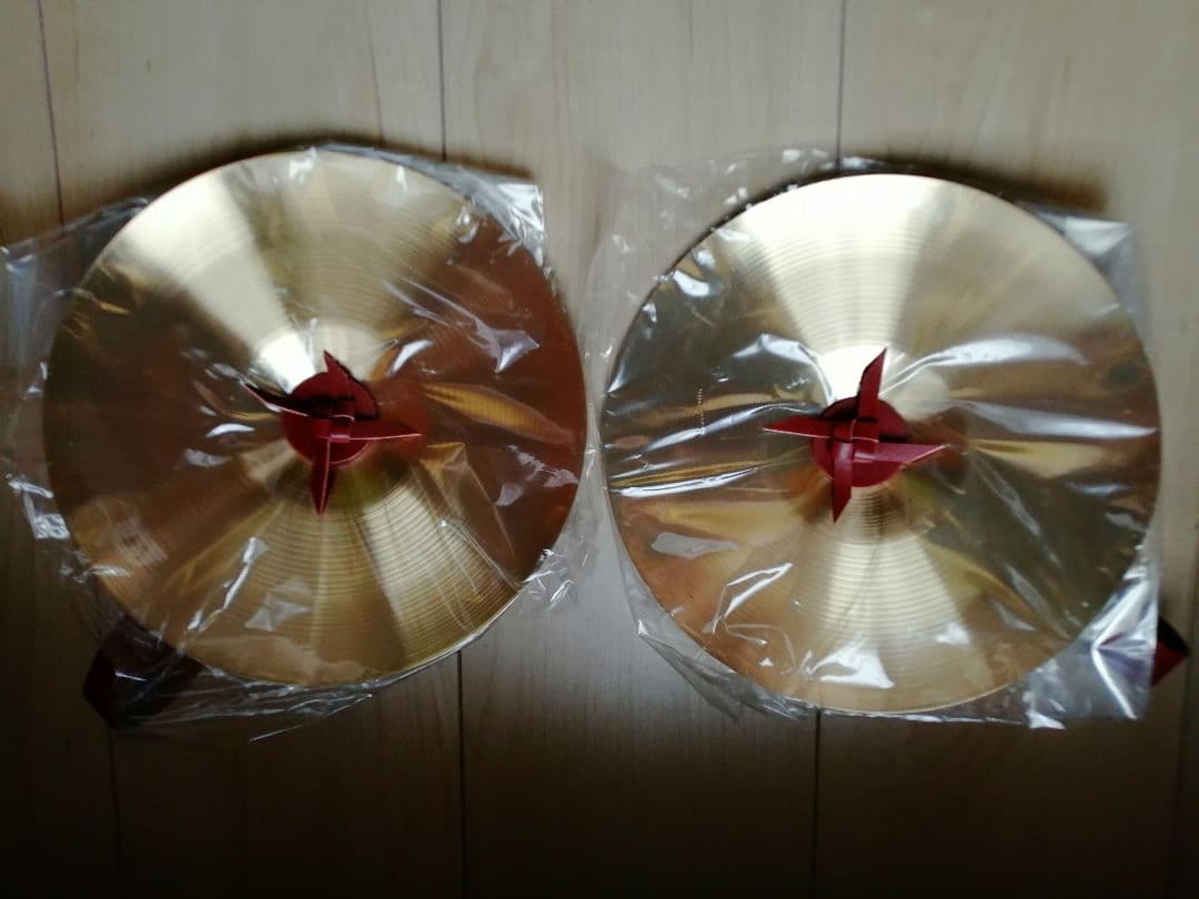 ゴールドシンバル 21cm 2枚セット