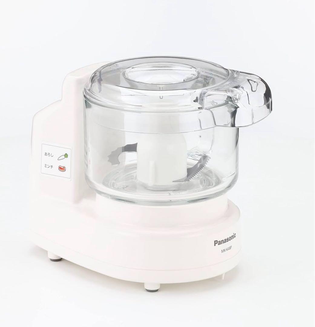 Panasonic フードプロセッサー MK-K48P （ホワイト）