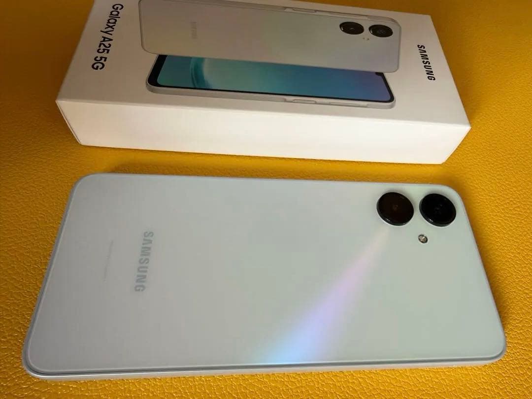 【新品未使用】SamsungGalaxy A25 5G ライトブルー起動確認のみ