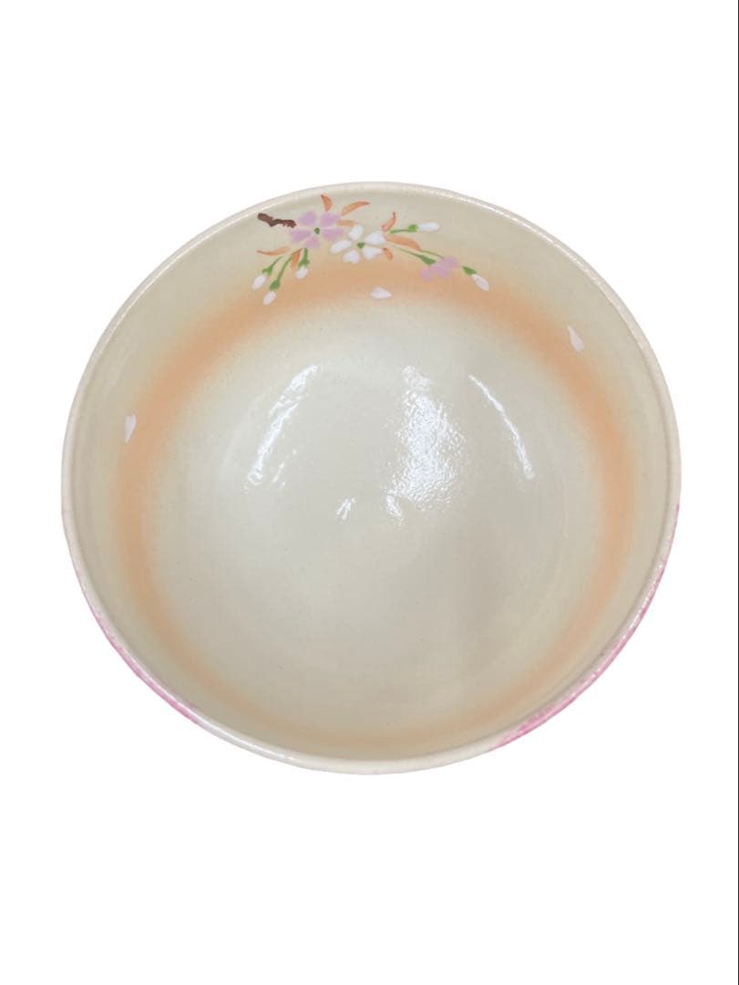 茶碗　御本手 月に桜 小倉陶華　抹茶茶碗　抹茶碗　茶道具　抹茶