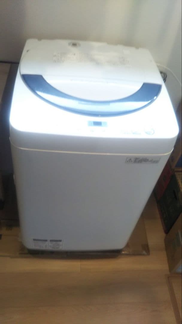 【送料込み】SHARP 全自動洗濯機 ES-GE55R-H