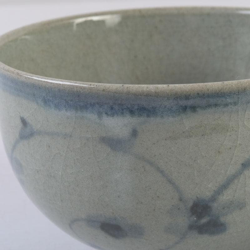 茶道具　清流庵　立石大四郎作　古伊万里手　数茶碗　八客　共箱　M　9967A
