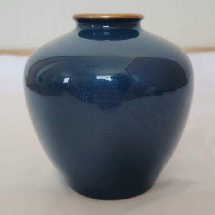 美濃焼　西峰謹製　應接揃（応接セット）　孔雀　高さ12cmと7cm　桐箱付