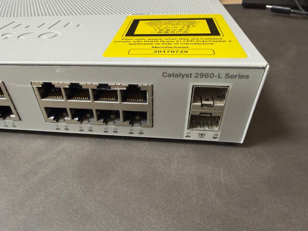 Cisco Catalyst 2960-L シリーズ スイッチ