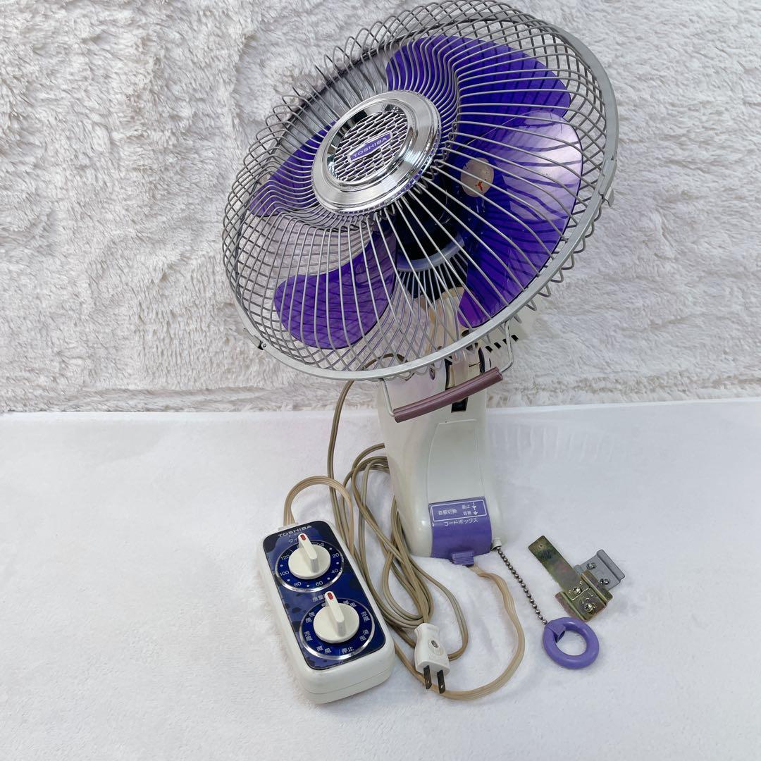 ✨希少✨TOSHIBA 壁掛け扇風機　昭和レトロ　F-451L 家電　当時物