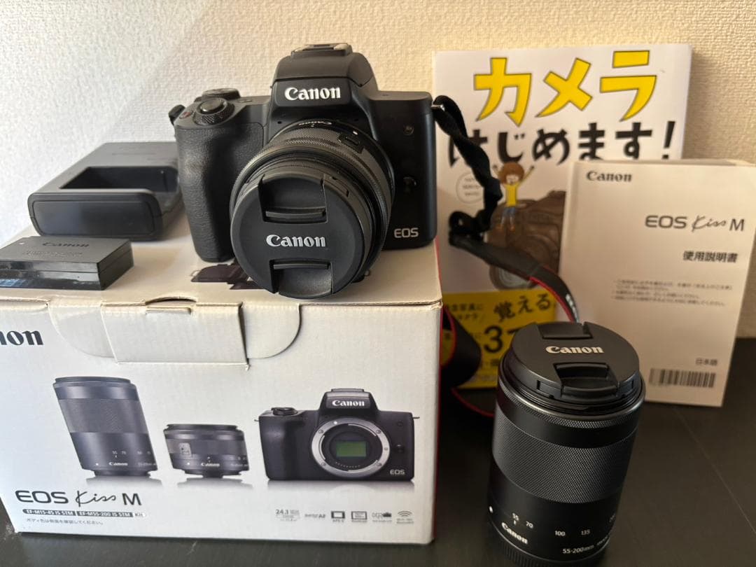 Canon EOS Kiss M デジタル一眼レフカメラ