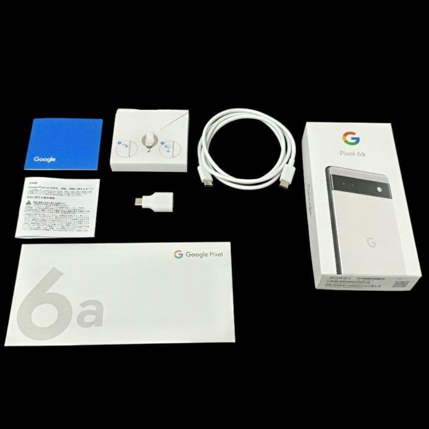 美品Google Pixel 6a 128GB チョーク SIMフリー