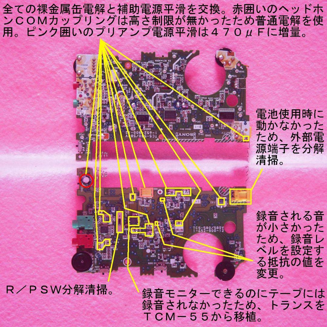 ソニー TCS-580 ステレオカセットコーダー