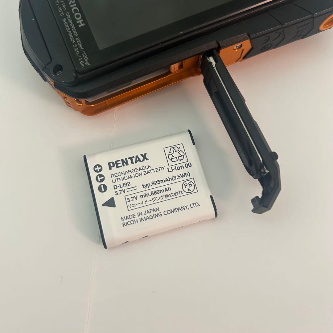 KRICOH WG-50 防水デジタルカメラ オレンジ/ブラック 本体