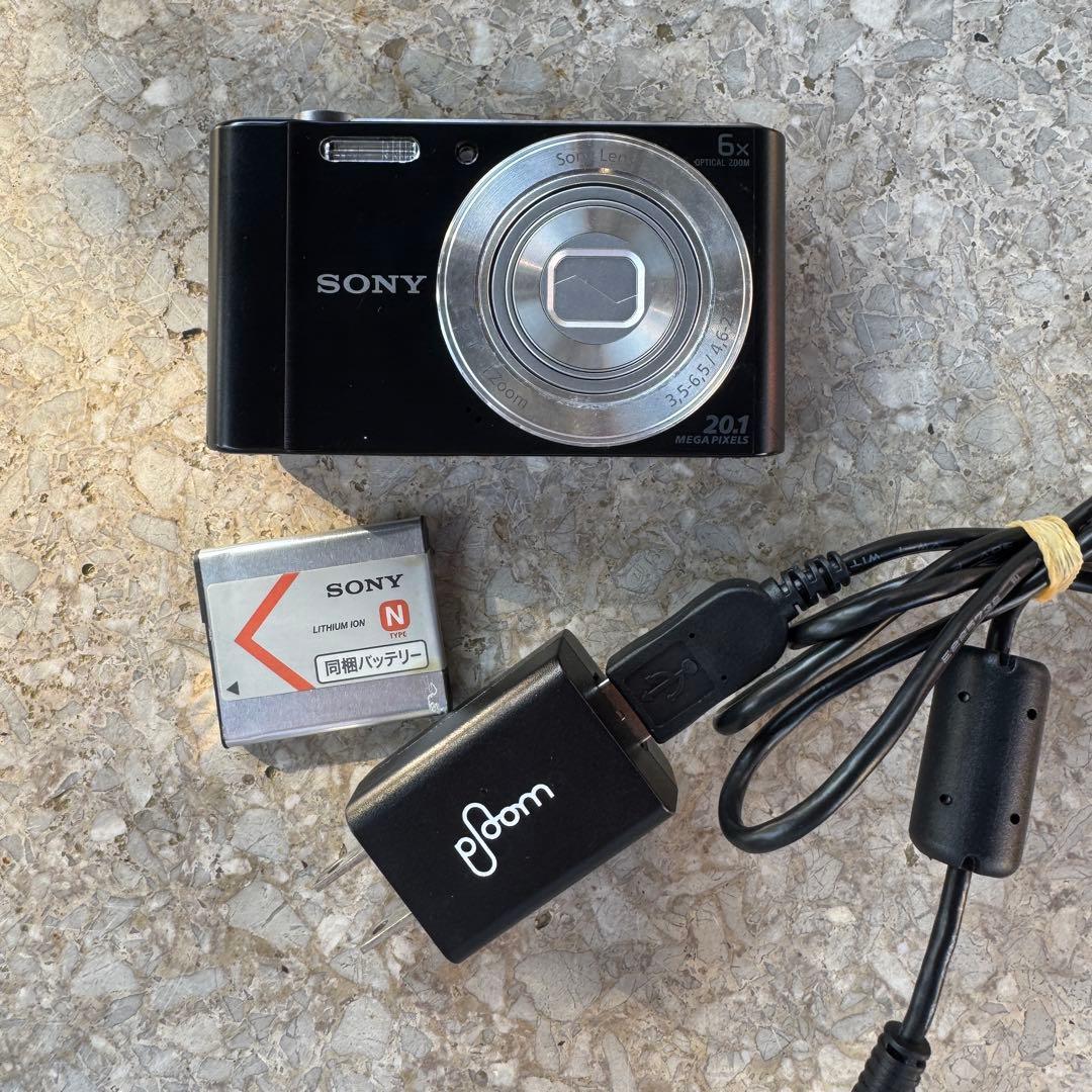 追加あり⭕️外観綺麗【動作確認済】SONY DSC-W810 シルバー　デジカメ