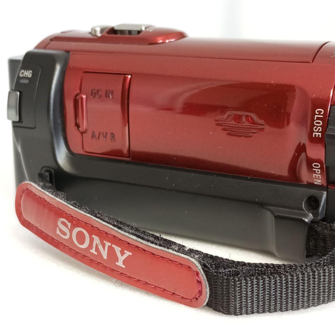極美品 SONY ビデオカメラ ハンディカム HDR-CX170 レッド