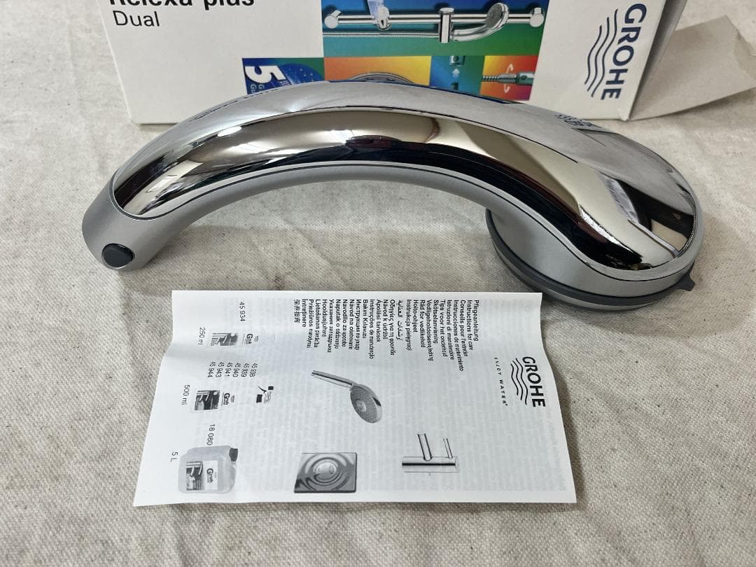 未使用【GROHE】 グローエ シャワーヘッド・ホース1.75mのセット