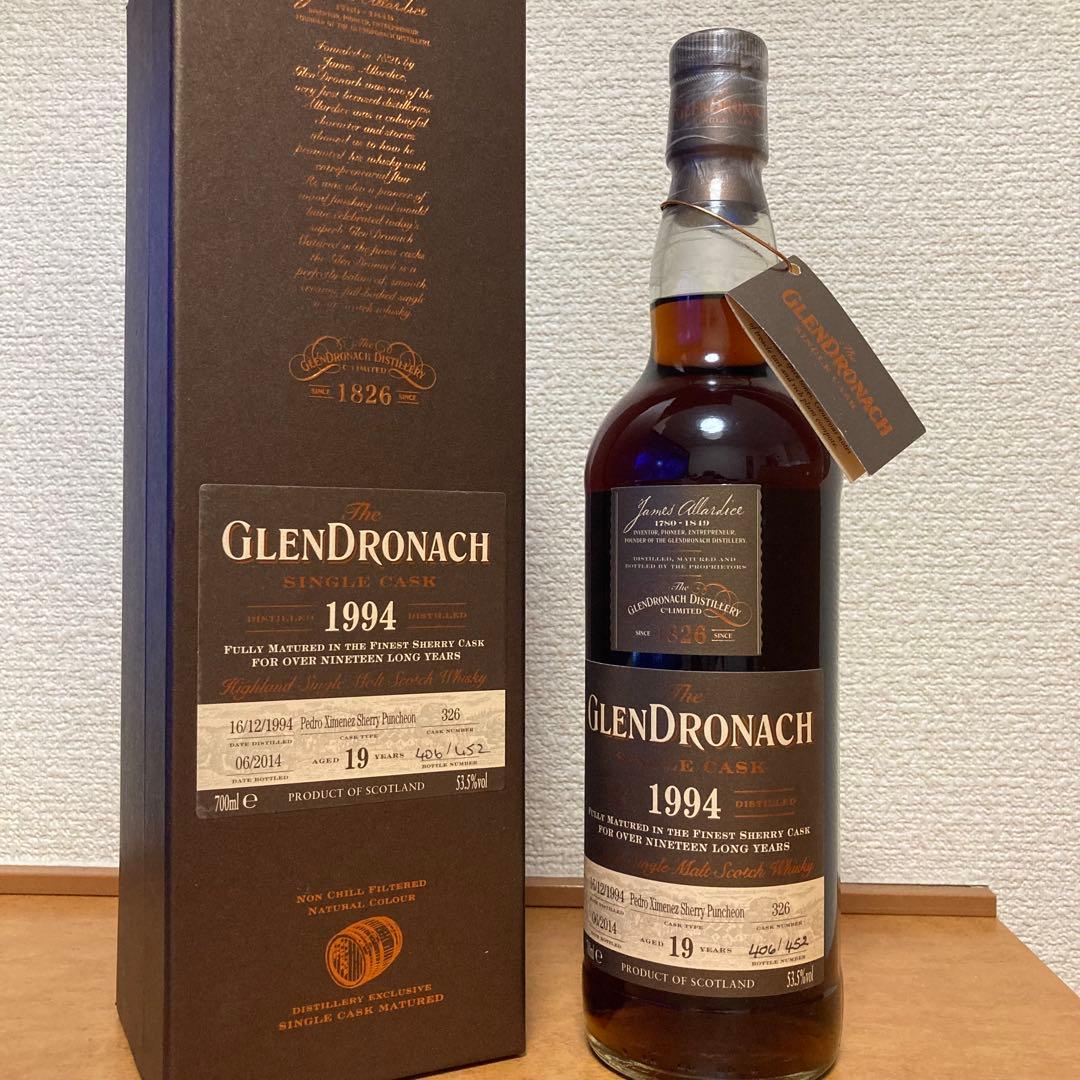 GlenDronach Single Cask 1994 19年 53.5%