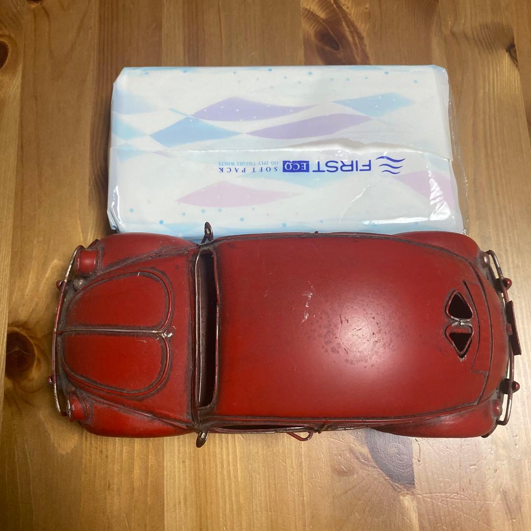 ブリキの車のおもちゃ　アメリカン　雑貨　アンティーク