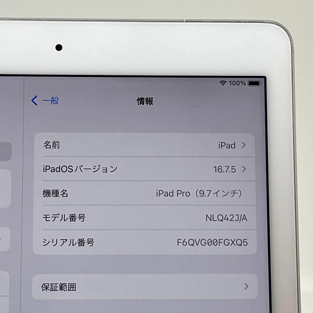 【訳あり】iPad Pro 9.7インチ 128GB SIMフリーモデル㊶