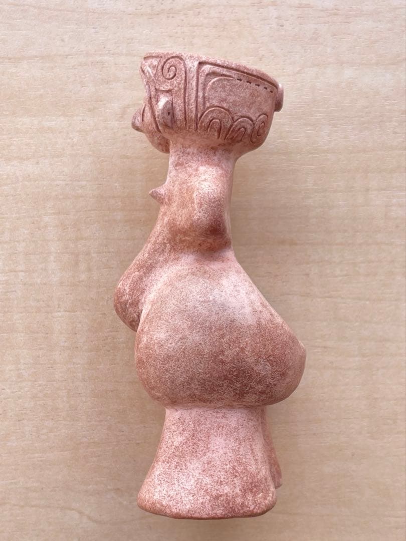 縄文のビーナス②土偶 ハンドメイドメイドレプリカ　ヒビありのため少しお安く