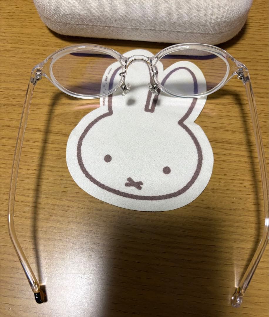 JINS×Dick Bruna ミッフィー ジンズ メガネ クロス　度あり