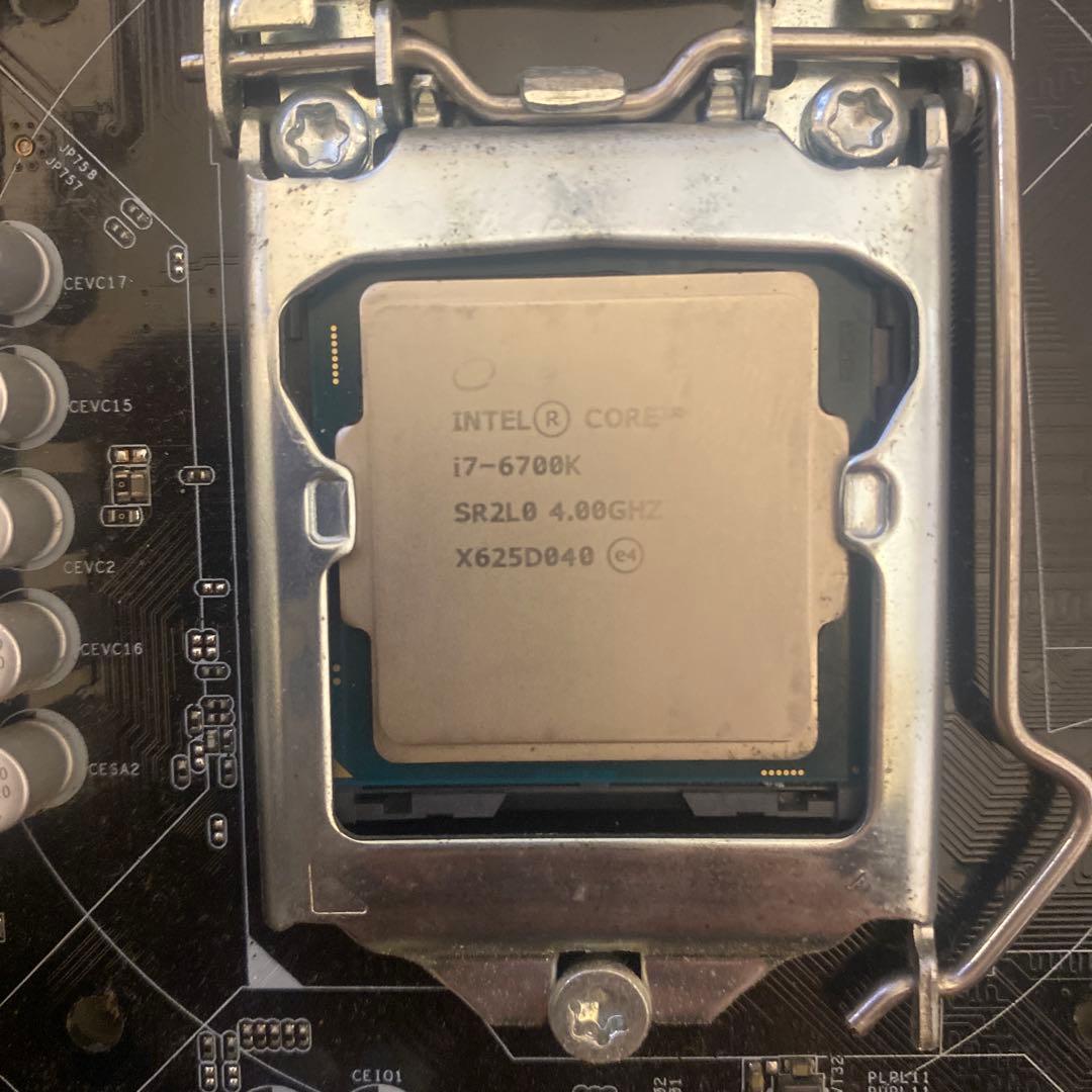 【動作確認済】i7-6700K + Z170 Pro4 マザーボード　ジャンク