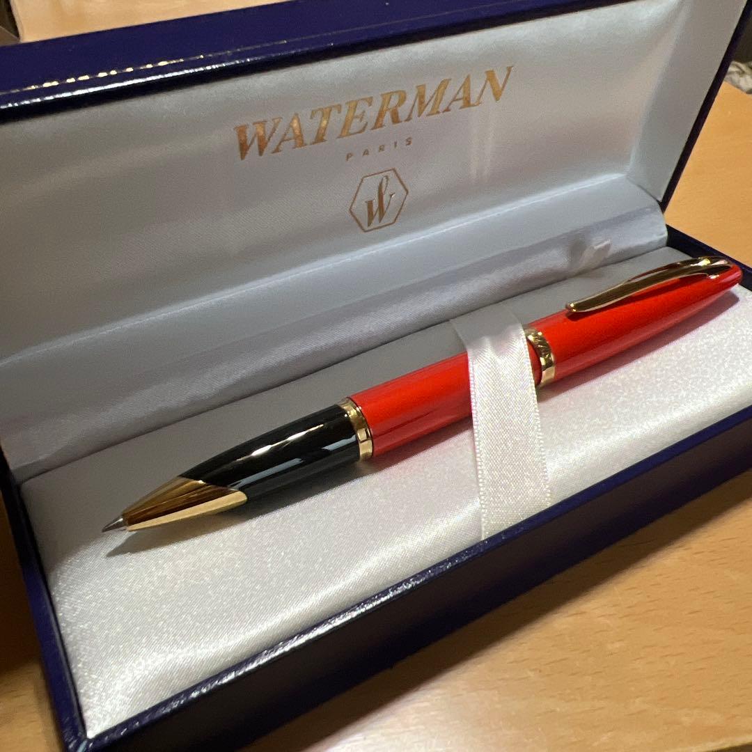 WATERMAN オレンジ ボールペン 本体　黒字