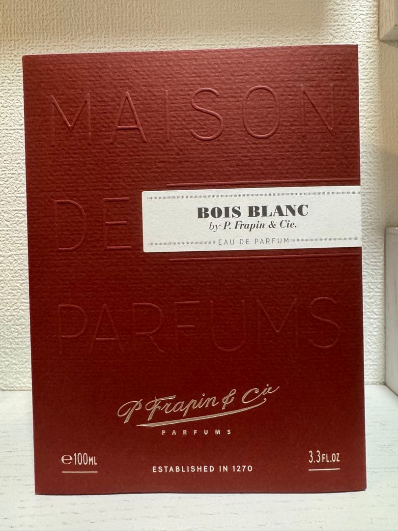 フラパン FRAPIN BOIS BLANC 香水 サンプル付き