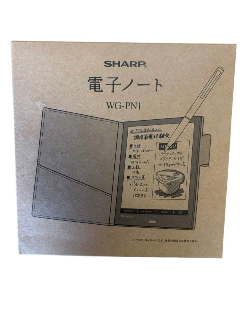 シャープ 電子ノート WG-PN1 手帳機能付き 電子ペーパーディスプレイ搭載