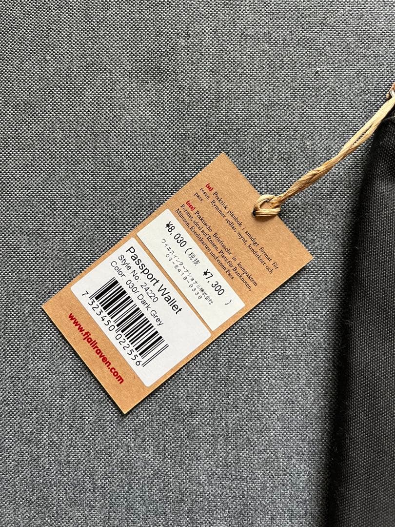 新品Fjallraven by 3nity passport wallet