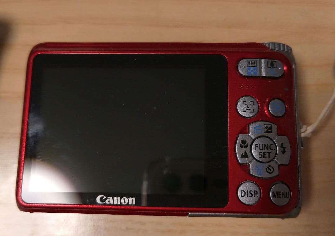 【ジャンク】 キャノン Canon PowerShot A3100 IS レッド