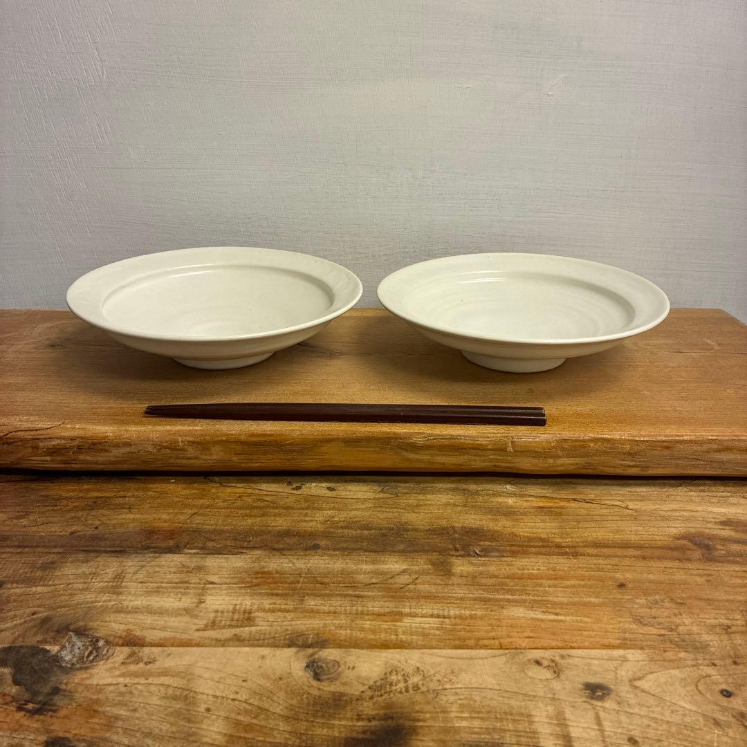 桃子新品　陶器　陶芸作家　浅鉢2個　656