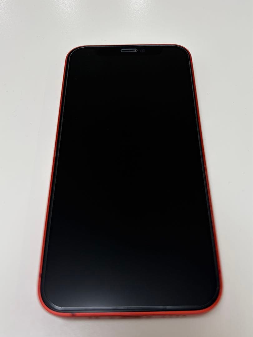 セール【美品】iPhone12 mini 256GB RED バッテリー83%
