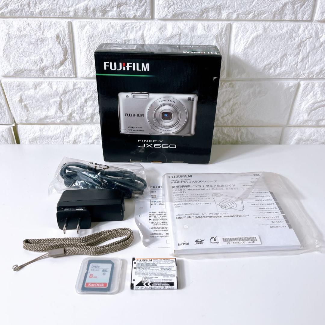 FUJIFILM FINEPIX JX660 コンパクトデジタルカメラ ブラック