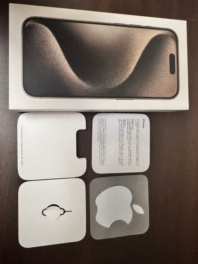 【ジャンク品】iPhone15Pro 256ナチュラルチタニウム