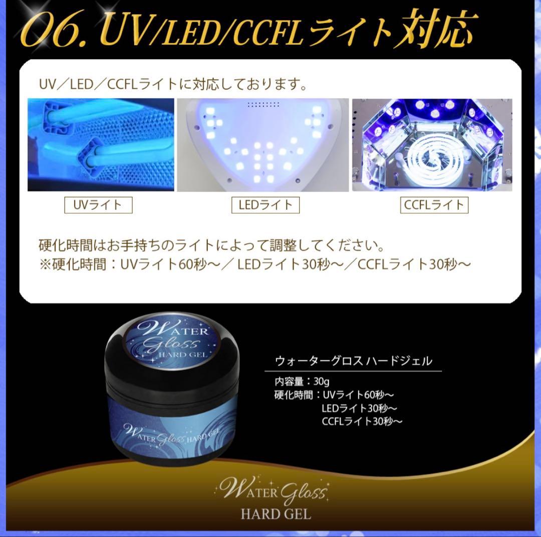ハード クリア ジェル 30g ウォーターグロスジェル ネイル