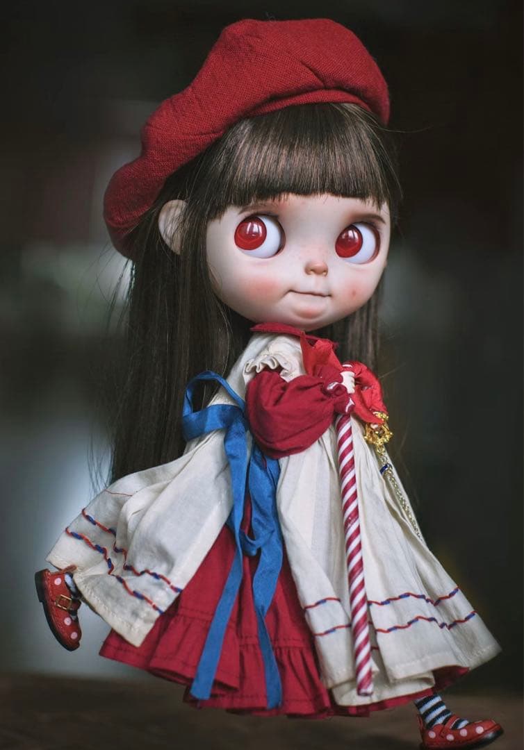 カスタムブライス 海外作家様 かわいい まんまる 甘く微笑む ニコニコちゃん