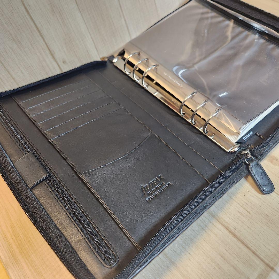 fILOFAX　A5 Durham Deluxe Leather　ラウンドジップ