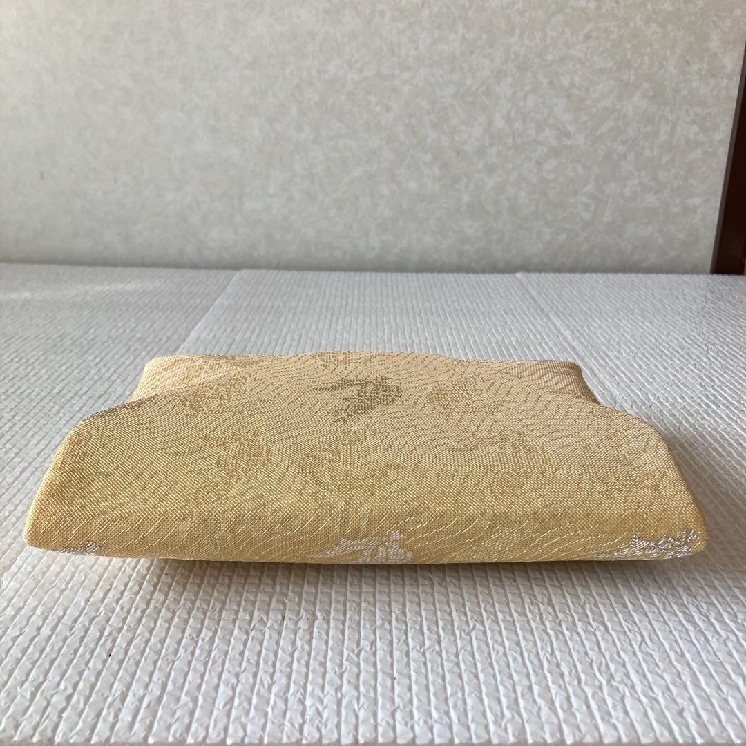 TS71 西陣織 荒磯 吉祥紋 名物裂 数寄屋袋 茶道具 小物入れ 和装バッグ
