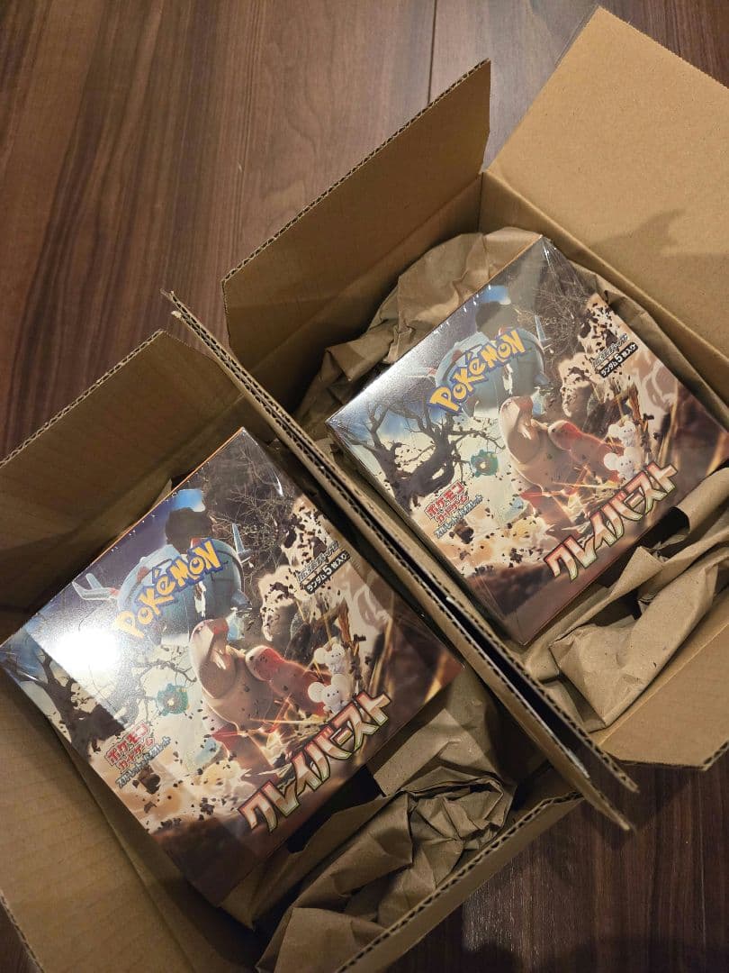 【新品未開封】クレイバースト シュリンク付き ポケモンカード 1BOX