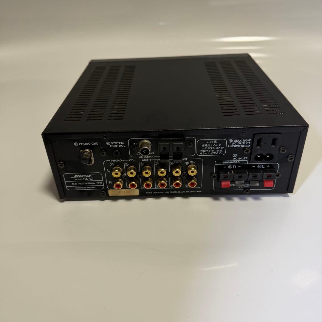 希少✨動作品✨BOSE RA-12 オーディオアンプ