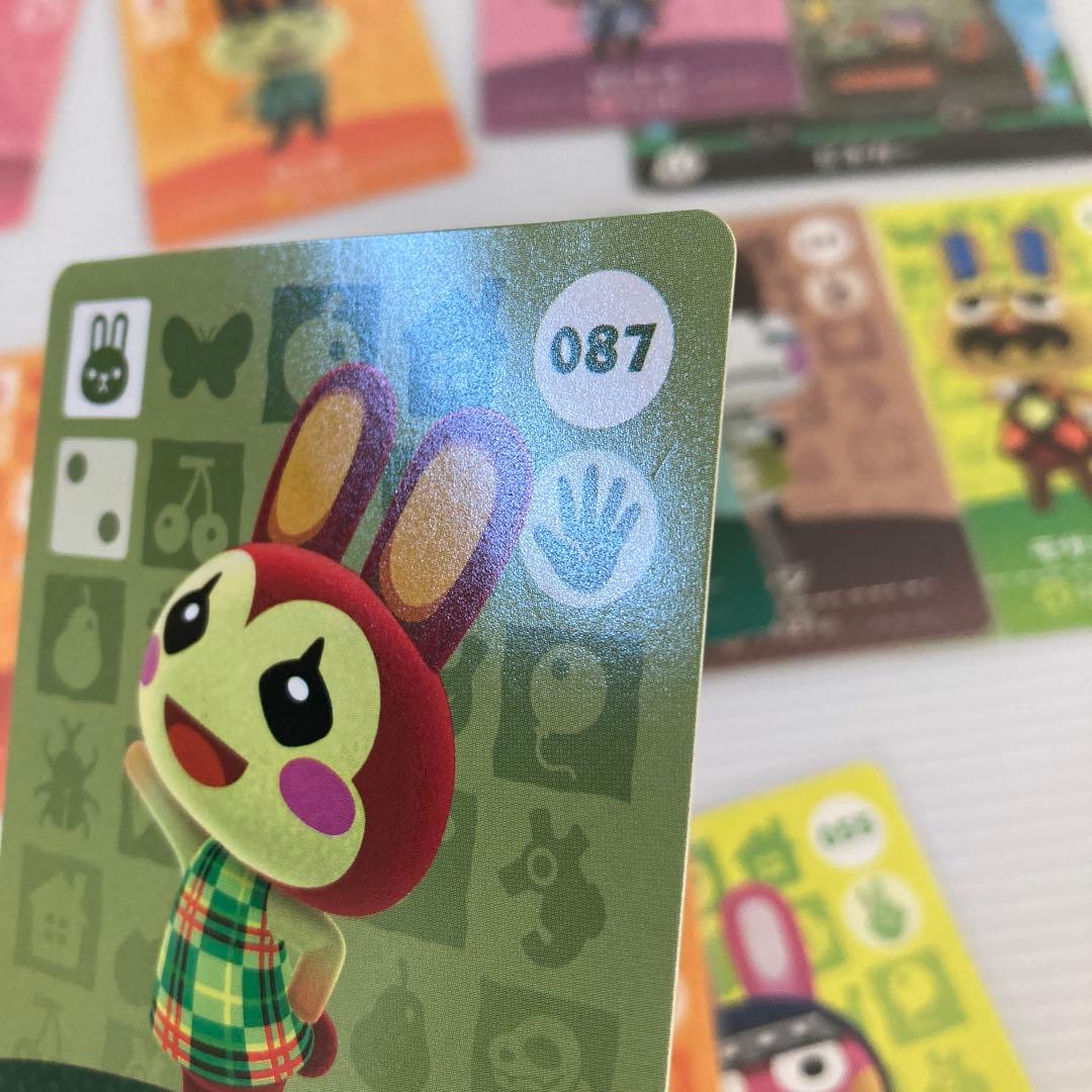 どうぶつの森　amiiboカード　うさぎ住民　20枚