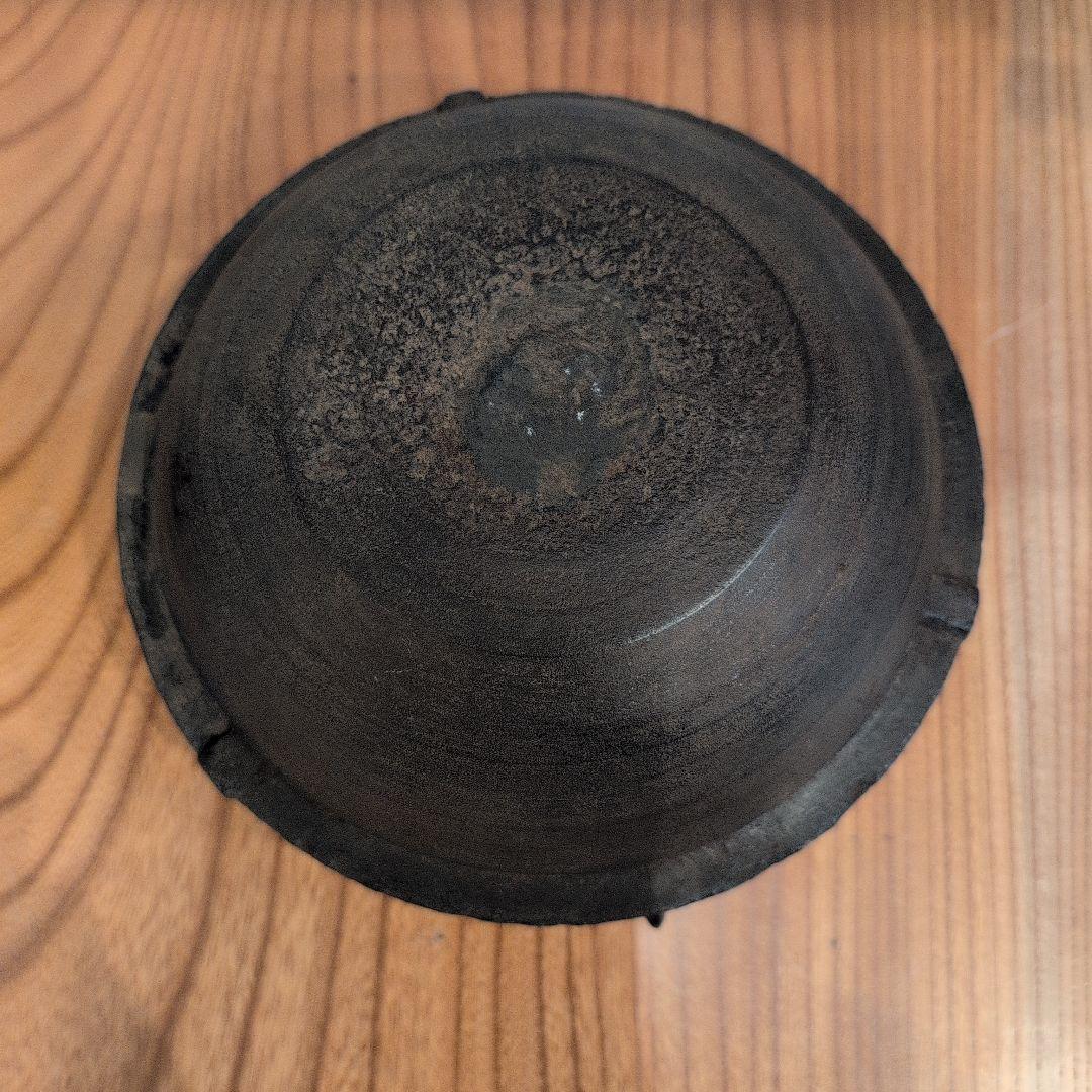琉球風炉釜 茶釜 蓋付き 木箱付き