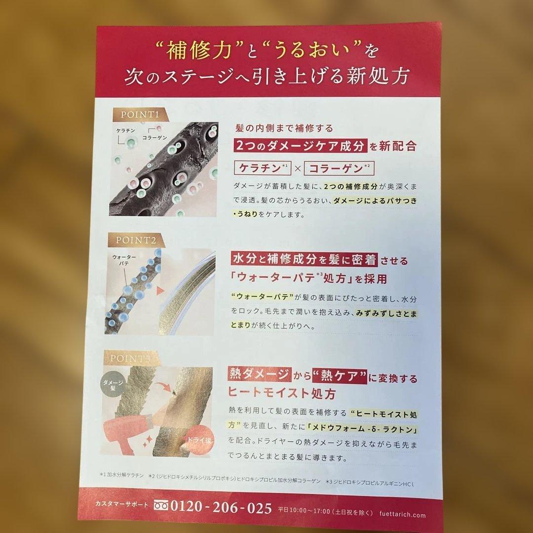 fuettarich shampoo & treatmentセット