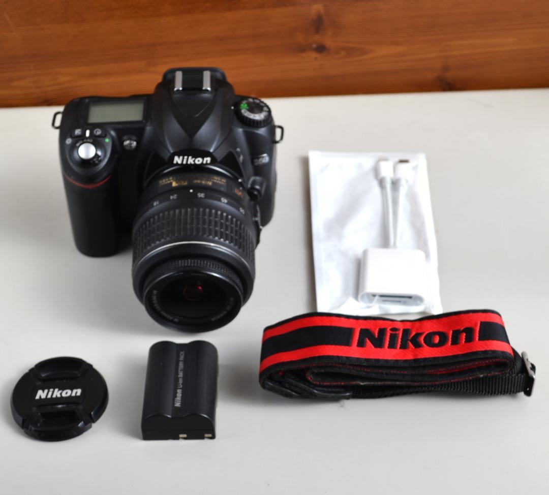 Nikon D50 AF-S DX 18-55mmスマホ転送用カードリーダー付