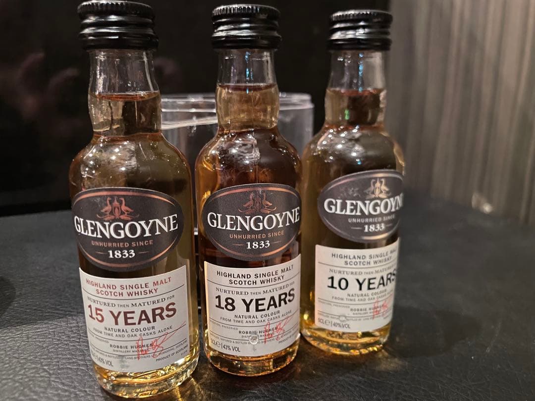 GLENGOYNE（グレンゴイン）10年 15年 18年 ミニボトルセット