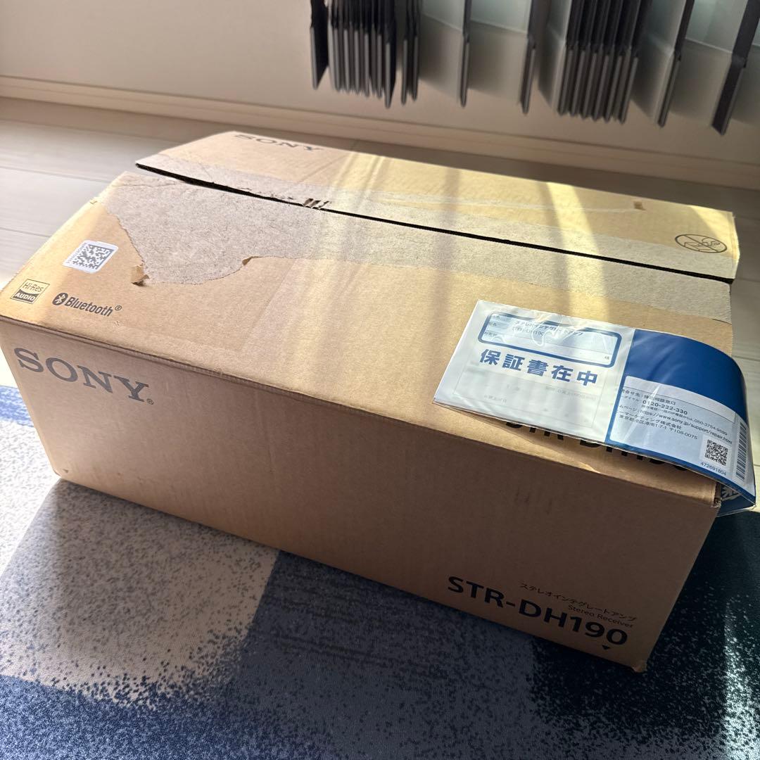 SONY ステレオインテグレートアンプ STR-DH190新品未使用品