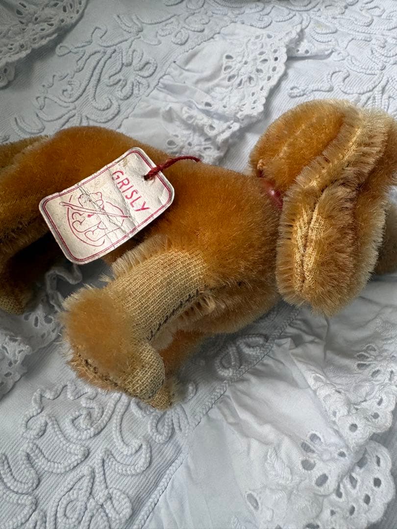 ドイツヴィンテージ ダックスフンド ぬいぐるみ Grislyタグ付き
