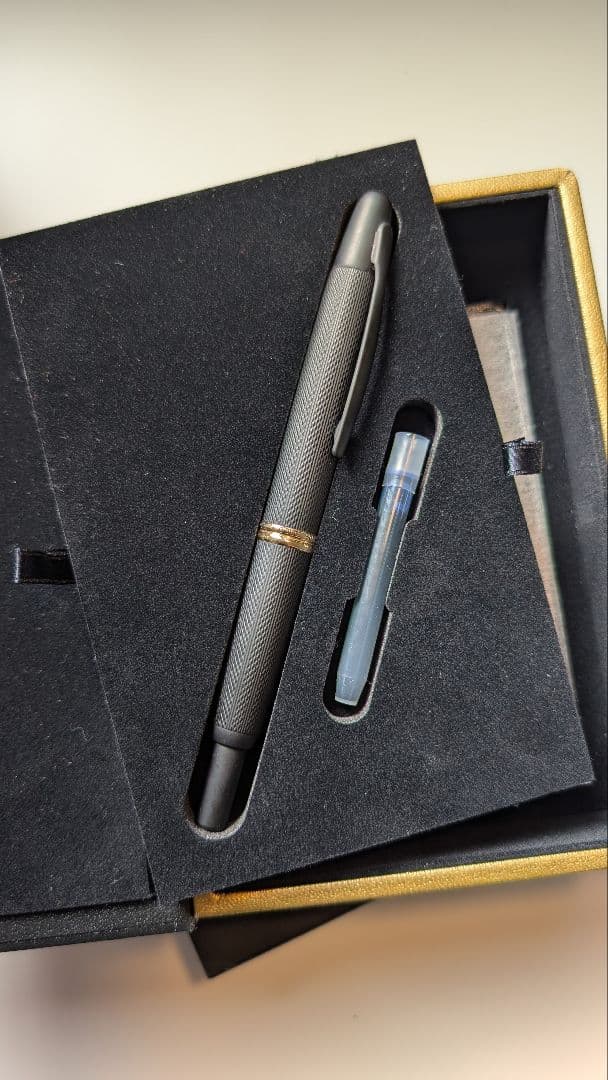 【レア美品】能率手帳ゴールド60th　キャップレス万年筆　箱一式付き　パイロット