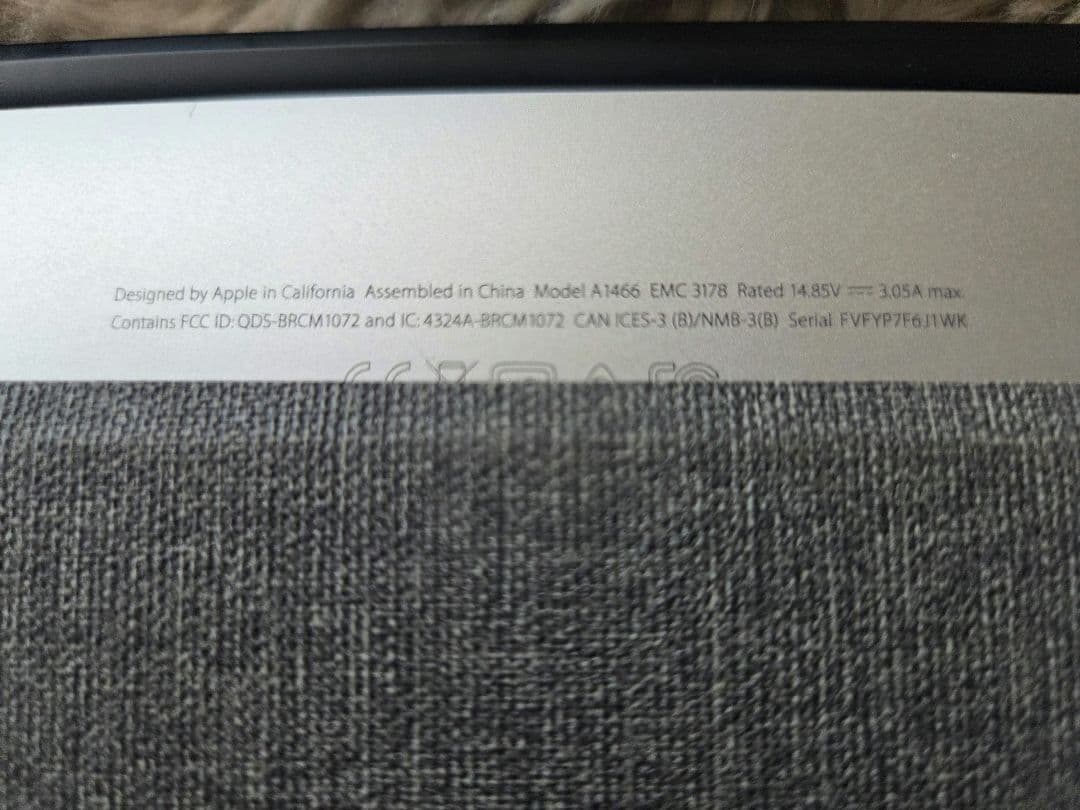 MacBook本体 Apple MacBook Air A1466