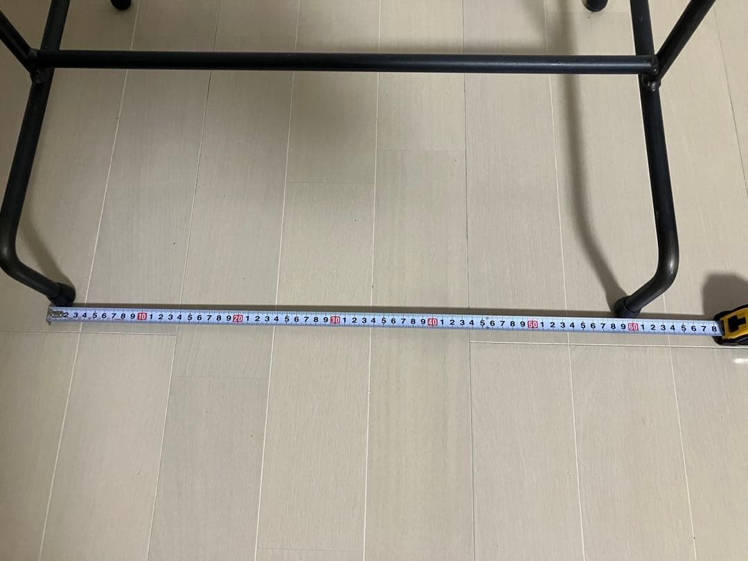 ②ハンガーラック　アイアン　ビンテージ　レトロ店舗　什器