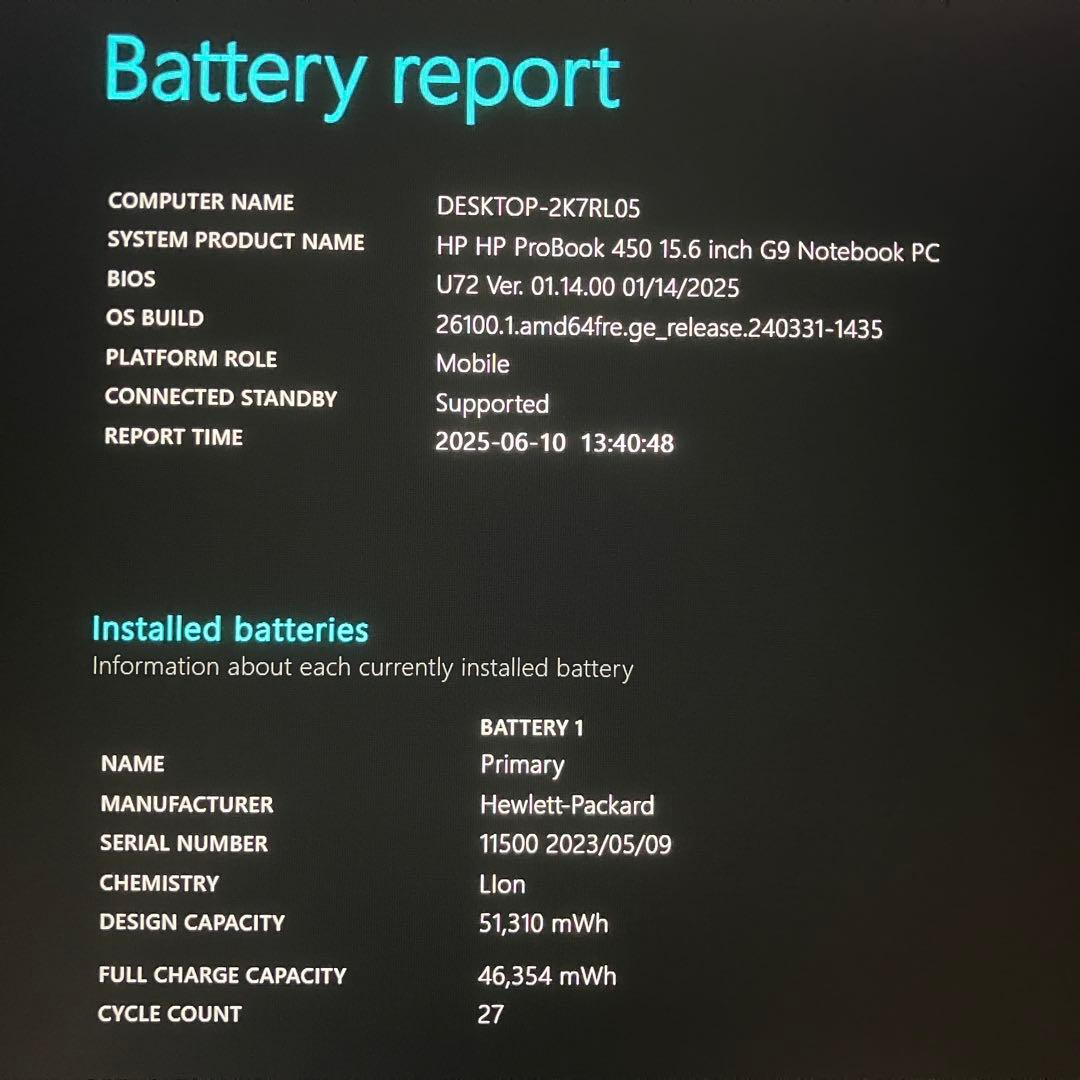 PROBOOK 450 G9 12世代 i5 16GB SSD FHD オフィス