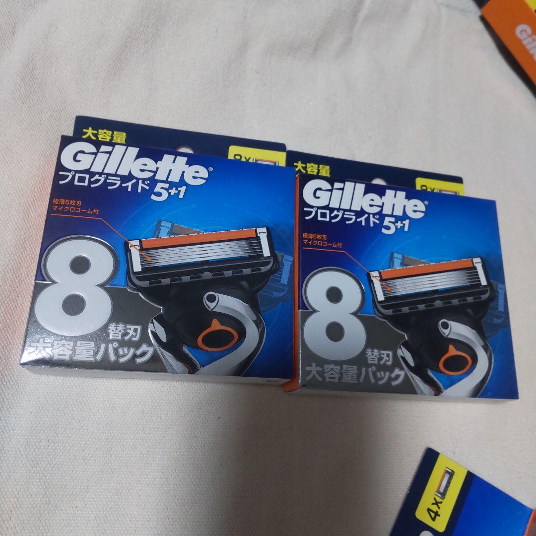Gillette プログライド 本体 1コ 替刃 6コ付　8個入2個　4個入1個